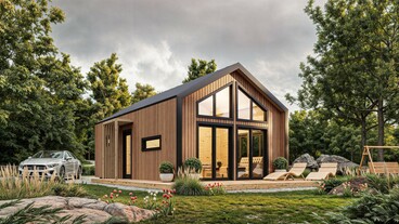 Casas de madera aisladas